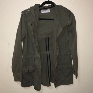 Military green jacket